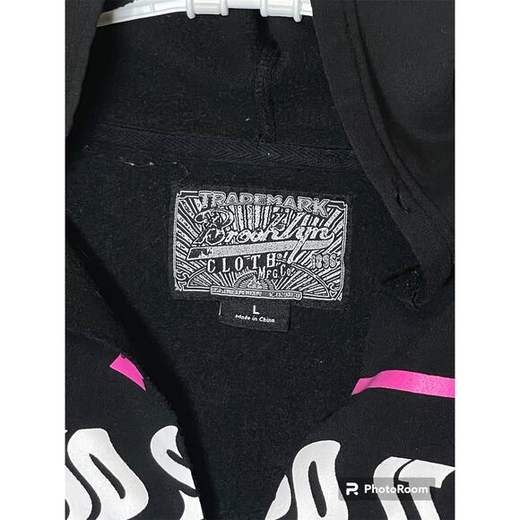 Trademark Brooklyn A Force of Nature Hoodie Mens Size L - USED - Picture 3 of 8